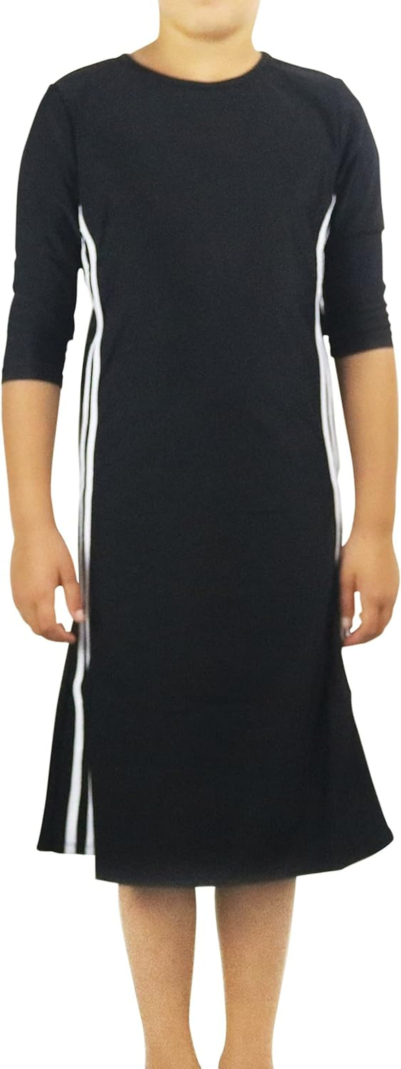 Women's Modest 3/4 Sleeve Swimdress with UPF 50+ Sun Protection