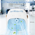 Portable Air Conditioner Rechargeable Mini Air Conditioners Personal Air Conditioning Cordless Cooler Fan for Room Camping