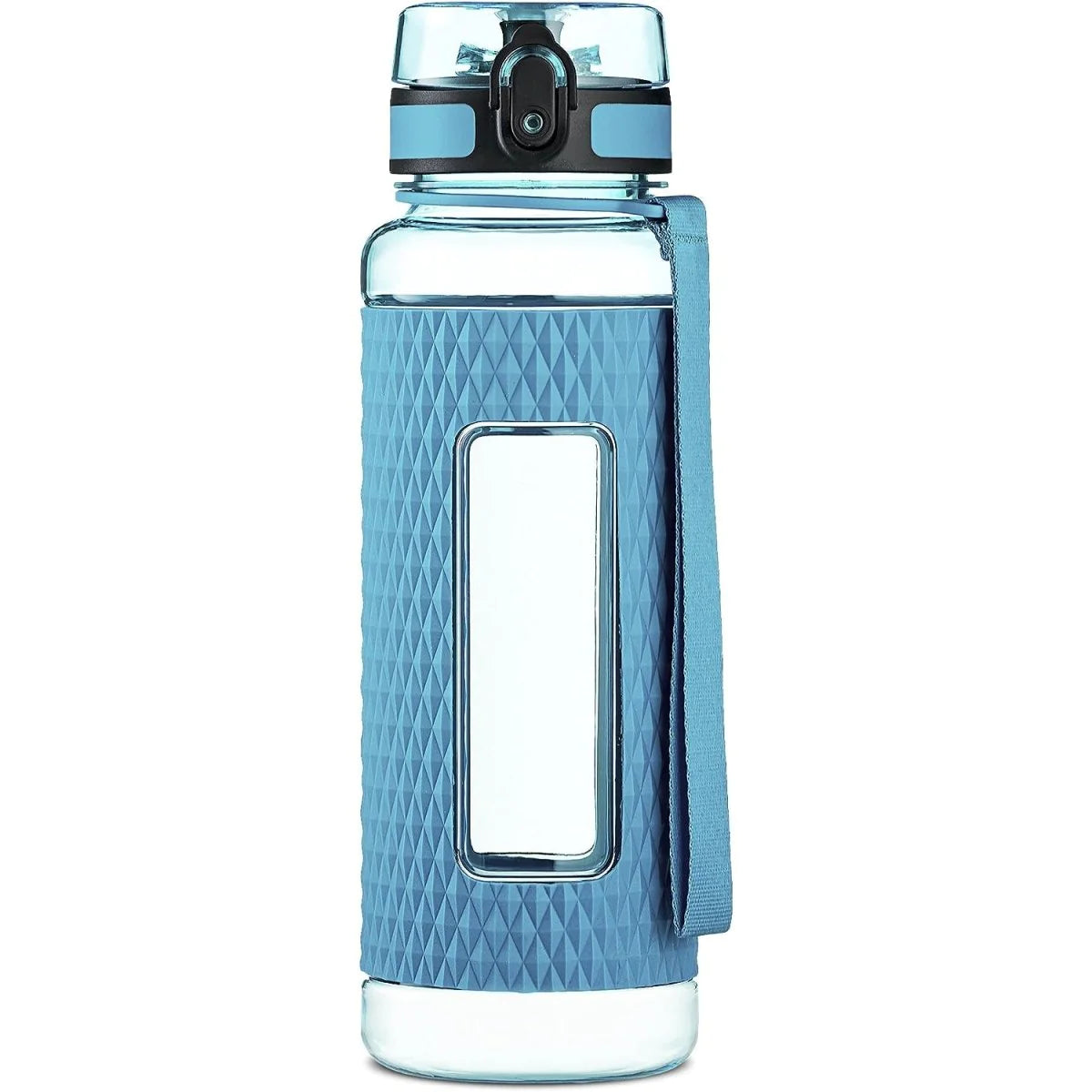 Tritan Water Bottle - 32Oz Bpa-Free with Silicone Sleeve, Fruit Infuser, and Leak-Proof Flip Top