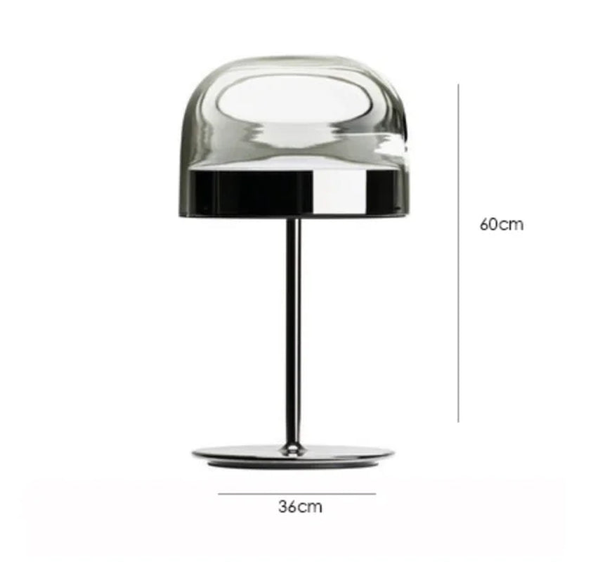 Nordic Modern Led Desk Lamps Simple Library Living Room Bedroom Bedside Desk Lights Creative Designer Glass Table Lamps Decor