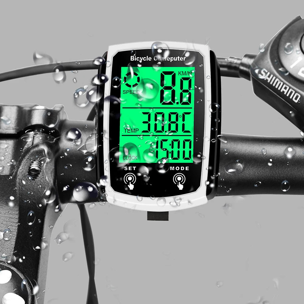 Bicycle Computer Wired Speedometer Odometer Stopwatch Speedometer Watch Bicycle Cycling Speed Counter Bicycle Accessories