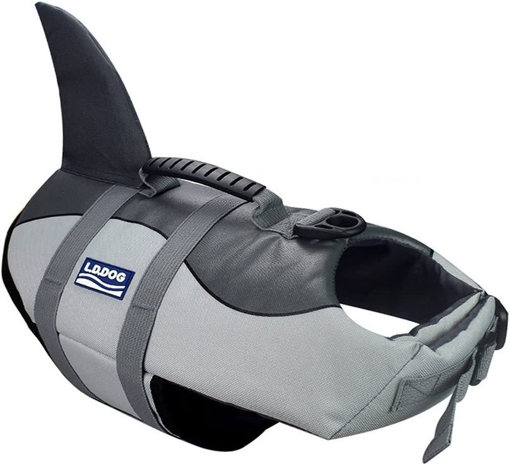 Adjustable Dog Life Jacket for Swimming by A-MORE