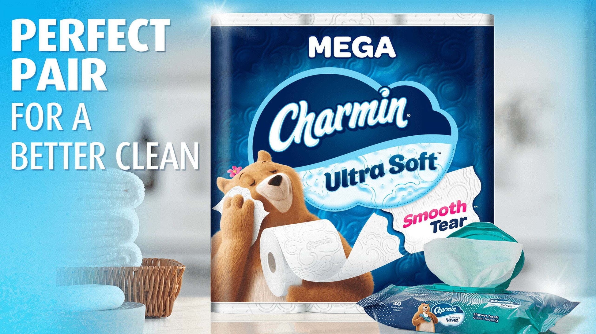 Charmin Ultra Soft Toilet Paper 18 Mega XL Rolls, 336 Sheets per Roll