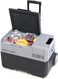 Portable 12V Car Refrigerator with App Control - 32 Quart/30L Capacity