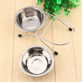 Double Stainless Steel Pet Bowl Set Pet Bowls Pet Feeding Bowl Set Pet Double Bowls