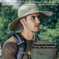 Wide Brim Sun Hats with Waterproof Breathable Material for Fishing, Hiking, and Camping - Suitable for Men, Women, and Kids