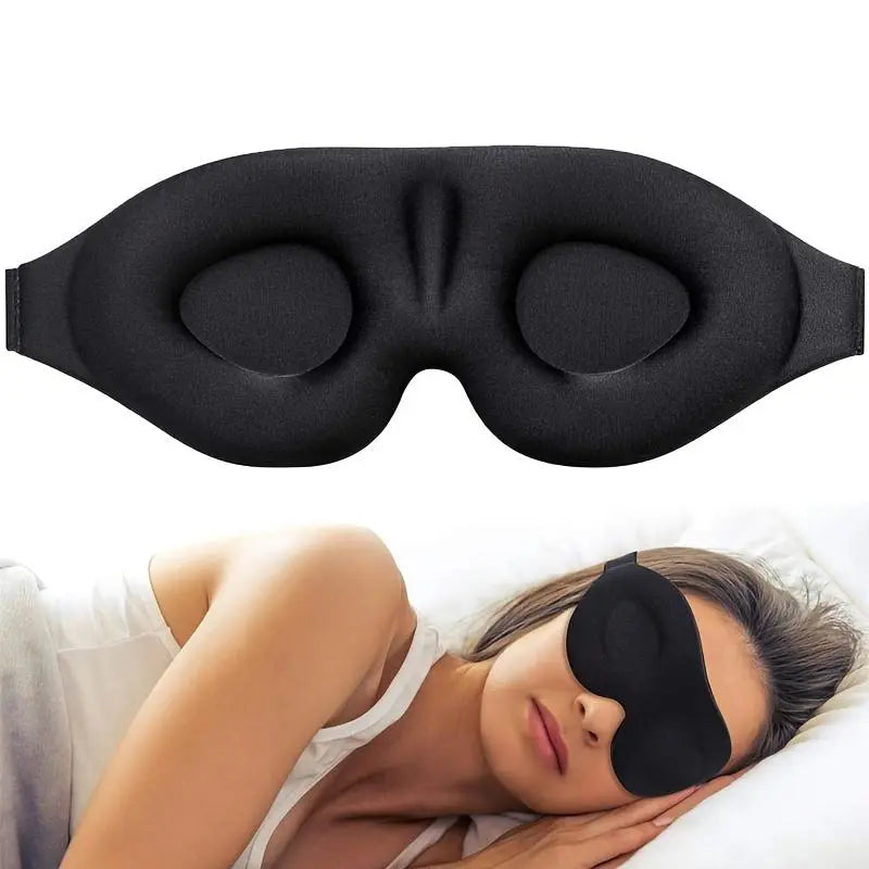 Summer Travel 3D Memory Foam Sleep Eye Mask, Rebound Sleep Eye Mask for Men & Women, Mother'S Day Gift, Soft Comfortable Sleeping Eye Mask