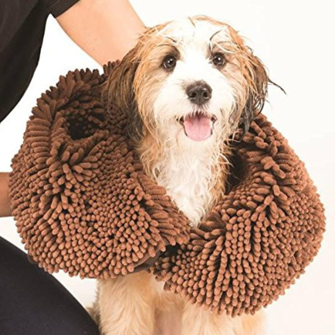 Professional title: 
"Dog Gone Smart Shammy Dog Towels - Heavy Duty Soft Microfiber Bath Towel - Super Absorbent, Quick Drying, & Machine Washable - Grey 13X31"