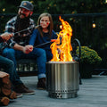 Solo Stove Ranger Stand - Premium Stainless Steel Fire Pit Stand for Safe Deck and Camping Use