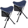 Portable Lightweight Camping Stool Folding 2-Pack for Outdoor Activities