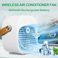 Portable Air Conditioner Rechargeable Mini Air Conditioners Personal Air Conditioning Cordless Cooler Fan for Room Camping