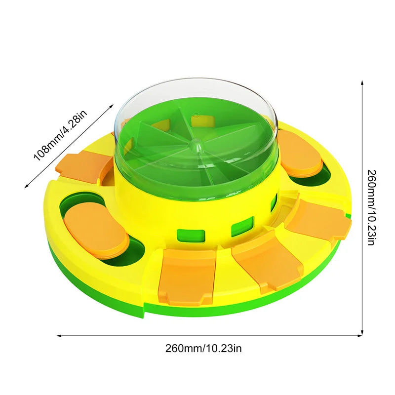 Puzzle Feeder Increase Puppy IQ Training Slow Food Feeding Plate Leakage Training Press Feeder Pet Accessories