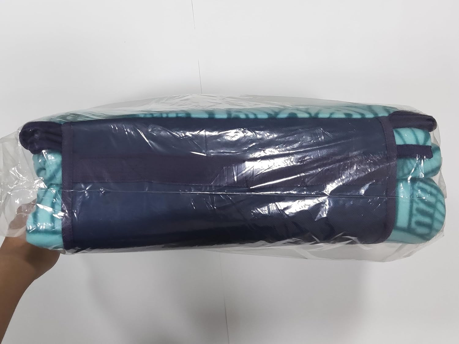 Waterproof Foldable Picinic Blanket 79"X79" - Large Size - Sandproof - Peacock Blue