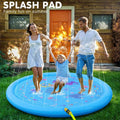 Kids Sprinklers for Outside, Splash Pad for Toddlers & Baby Pool 3-In-1 60