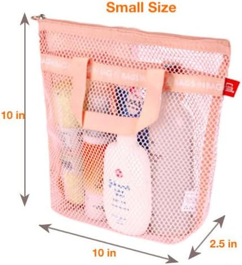 Travel Shower Caddy Tote Bag with Mesh for Gym, Swim, Dorms, and Bathrooms