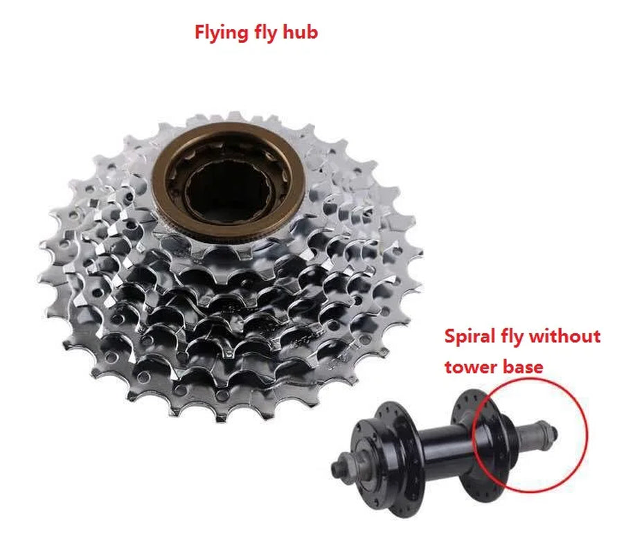 Cycling 7/21 8/24 9/27 Speed Freewheel MTB Mountain Bike 7 8 9 Speed BMX Rotating Freewheel Bicycle Accessories