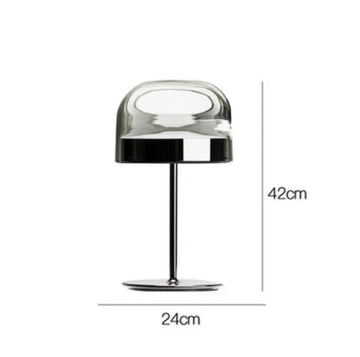 Nordic Modern Led Desk Lamps Simple Library Living Room Bedroom Bedside Desk Lights Creative Designer Glass Table Lamps Decor