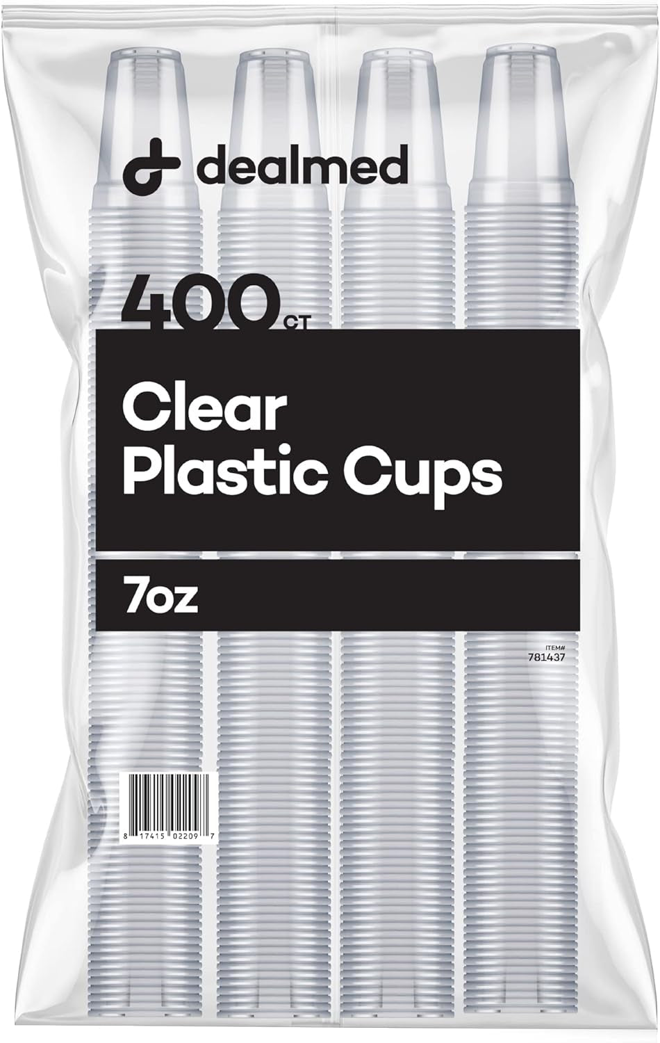 Professional Product Title: "Dealmed 3 oz. Disposable Plastic Cups - 100% Recyclable Cups for Medical Facilities, Schools, and Home Use (Pack of 100)"