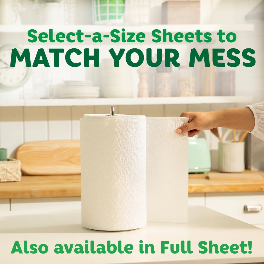 Bounty Select-A-Size Paper Towels, 6 Mega Rolls, White