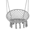 Portable Outdoor Hammock Woven Durable Fabric Hanging Basket Ceiling Chairs Swing for Courtyard Garden Bedroom outside Patio