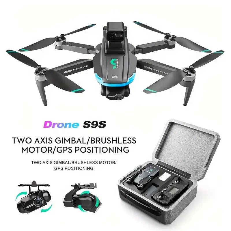 New S9S Aerial Photography Drone GPS Positioning Return HD HD Pixel Brushless Power Remote Control Drone Accessories Camera