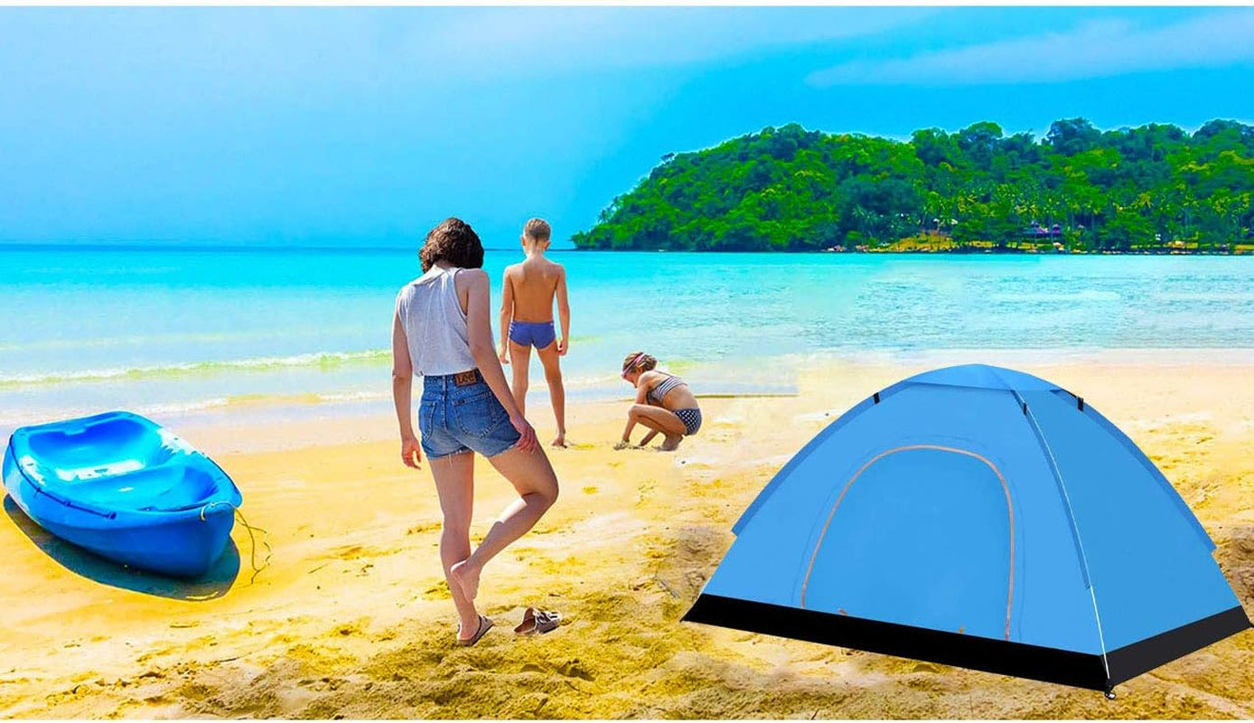 Professional title: "2-Person Waterproof Instant Pop-Up Camping Tent for Hiking, Backpacking, and Travel"