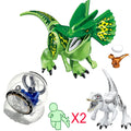 Jurassic World 2 Building Blocks Dinosaurs Figures Bricks Tyrannosaurus Indominus I-Rex Assemble Kids Toys Christmas