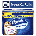 Charmin Ultra Soft Toilet Paper 18 Mega XL Rolls, 336 Sheets per Roll