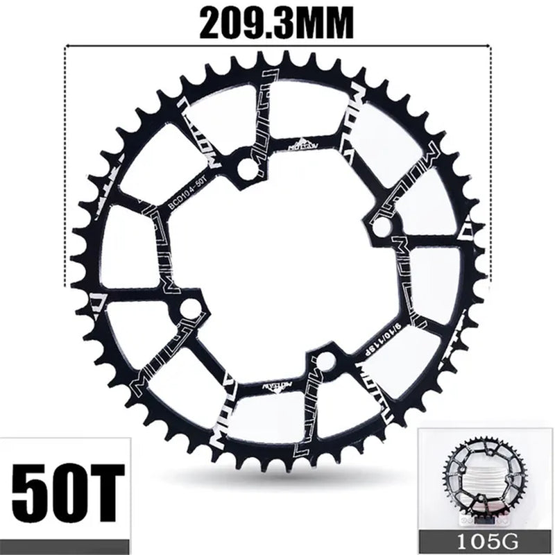 104BCD MTB Bicycle Crank Narrow and Wide Chainring Wheel 30T-52T for Shimano Series Set Star Ring Accessories LIGHTWEIGHT