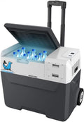 Portable 12V Car Refrigerator with App Control - 32 Quart/30L Capacity