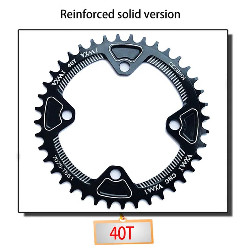 104BCD MTB Bicycle Crank Narrow and Wide Chainring Wheel 30T-52T for Shimano Series Set Star Ring Accessories LIGHTWEIGHT