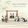 Creative DIY Assemable Animal Cute MINI Chinese Style Animal Panda Building Block Educational Boy Toys for Children Model Bricks