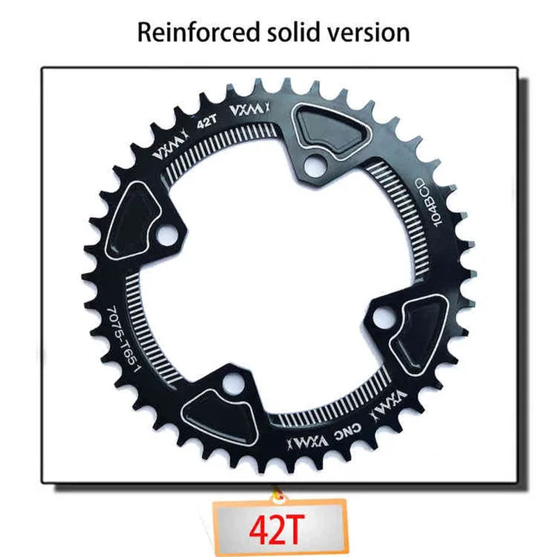 104BCD MTB Bicycle Crank Narrow and Wide Chainring Wheel 30T-52T for Shimano Series Set Star Ring Accessories LIGHTWEIGHT