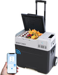 Portable 12V Car Refrigerator with App Control - 32 Quart/30L Capacity