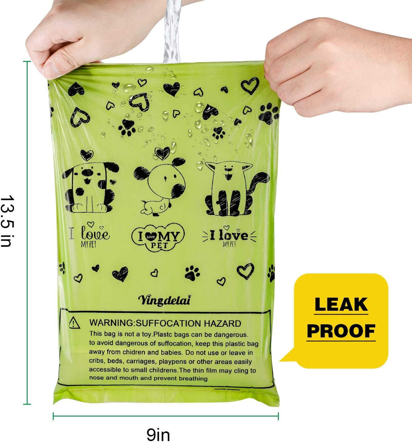 Professional title: "720 Biodegradable Dog Poop Bags with Dispenser - Extra Thick, Strong, Leak Proof, Scented (4 Mixed Colors)"