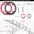 104BCD MTB Bicycle Crank Narrow and Wide Chainring Wheel 30T-52T for Shimano Series Set Star Ring Accessories LIGHTWEIGHT