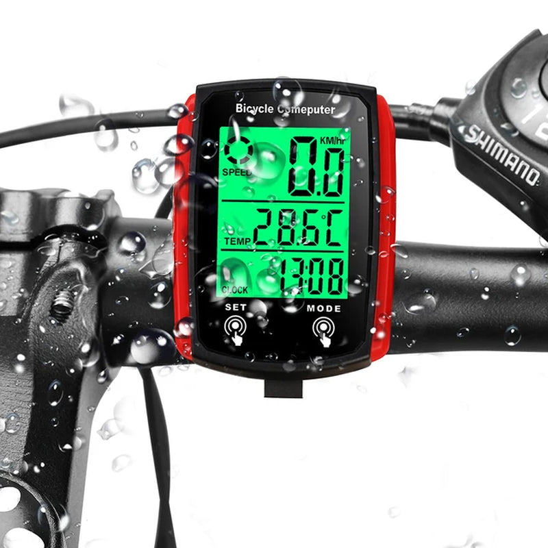 Bicycle Computer Wired Speedometer Odometer Stopwatch Speedometer Watch Bicycle Cycling Speed Counter Bicycle Accessories