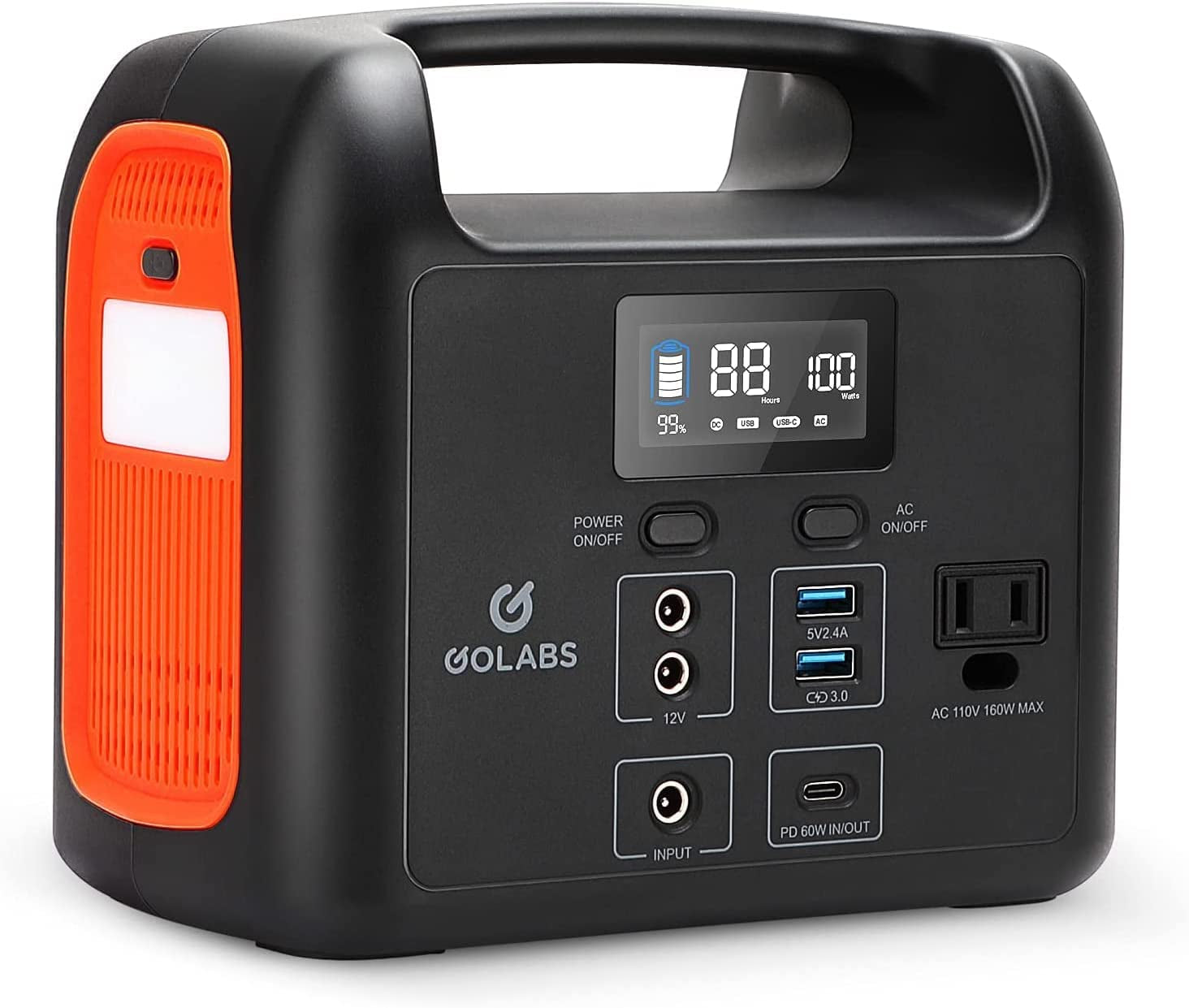 Portable Power Station with 204Wh Lifepo4 Battery and Multiple Output Options