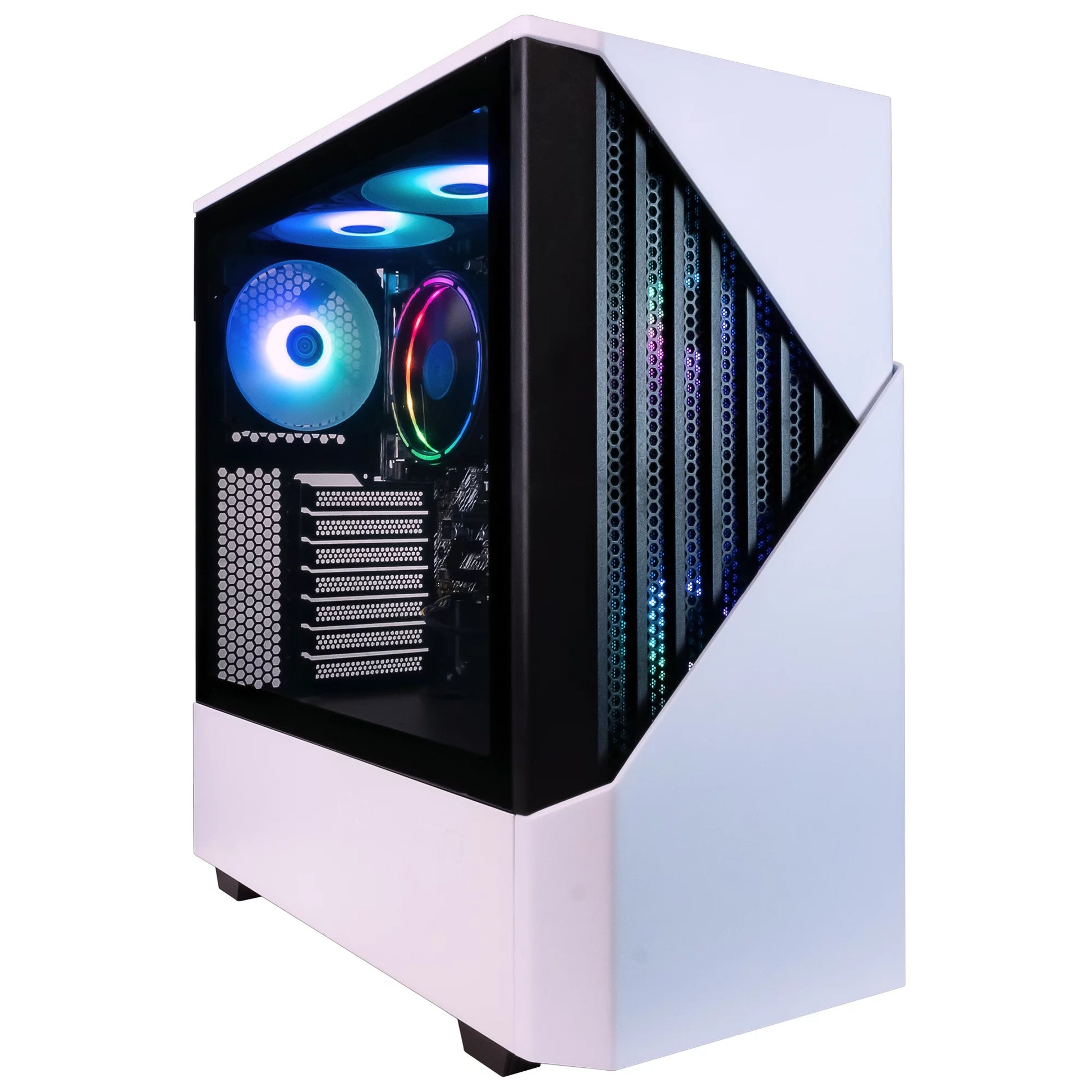 Periphio Castle Prebuilt Gaming PC - AMD Ryzen 5 5600G CPU (4.4Ghz Turbo) | Radeon Vega 7 Igpu (4GB) | 1TB M.2 Nvme SSD Storage | 16GB DDR4 RAM | Windows 11 Gaming Desktop Computer | 5G-Wifi + BT