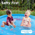 Kids Sprinklers for Outside, Splash Pad for Toddlers & Baby Pool 3-In-1 60