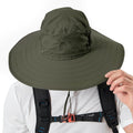 Wide Brim Sun Hats with Waterproof Breathable Material for Fishing, Hiking, and Camping - Suitable for Men, Women, and Kids