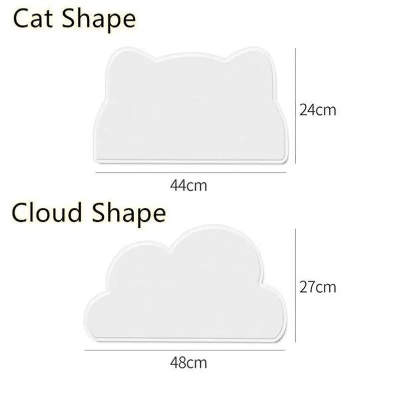 Silicone Pet Mats Food Mat Portable Waterproof Feeding Mat Drinking Bowl Pad for Cats Dogs Pet Accessories