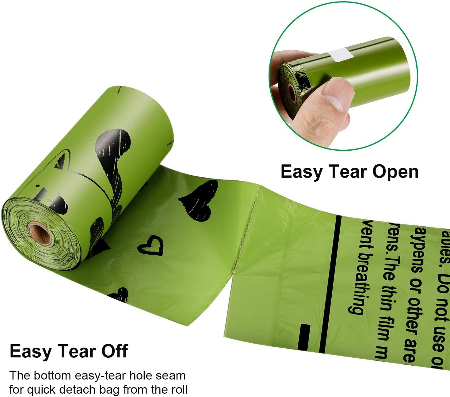 Professional title: "720 Biodegradable Dog Poop Bags with Dispenser - Extra Thick, Strong, Leak Proof, Scented (4 Mixed Colors)"