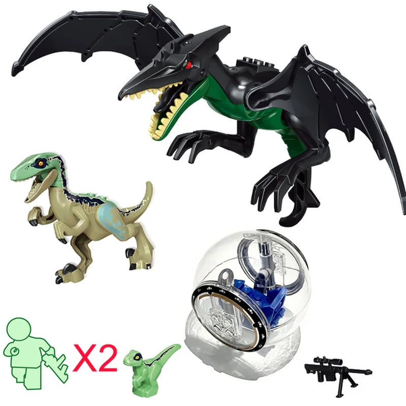 Jurassic World 2 Building Blocks Dinosaurs Figures Bricks Tyrannosaurus Indominus I-Rex Assemble Kids Toys Christmas