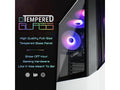 Periphio Castle Prebuilt Gaming PC - AMD Ryzen 5 5600G CPU (4.4Ghz Turbo) | Radeon Vega 7 Igpu (4GB) | 1TB M.2 Nvme SSD Storage | 16GB DDR4 RAM | Windows 11 Gaming Desktop Computer | 5G-Wifi + BT