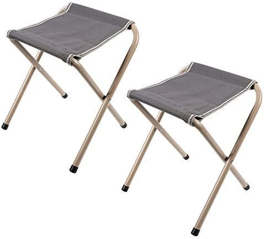 Portable Lightweight Camping Stool Folding 2-Pack for Outdoor Activities