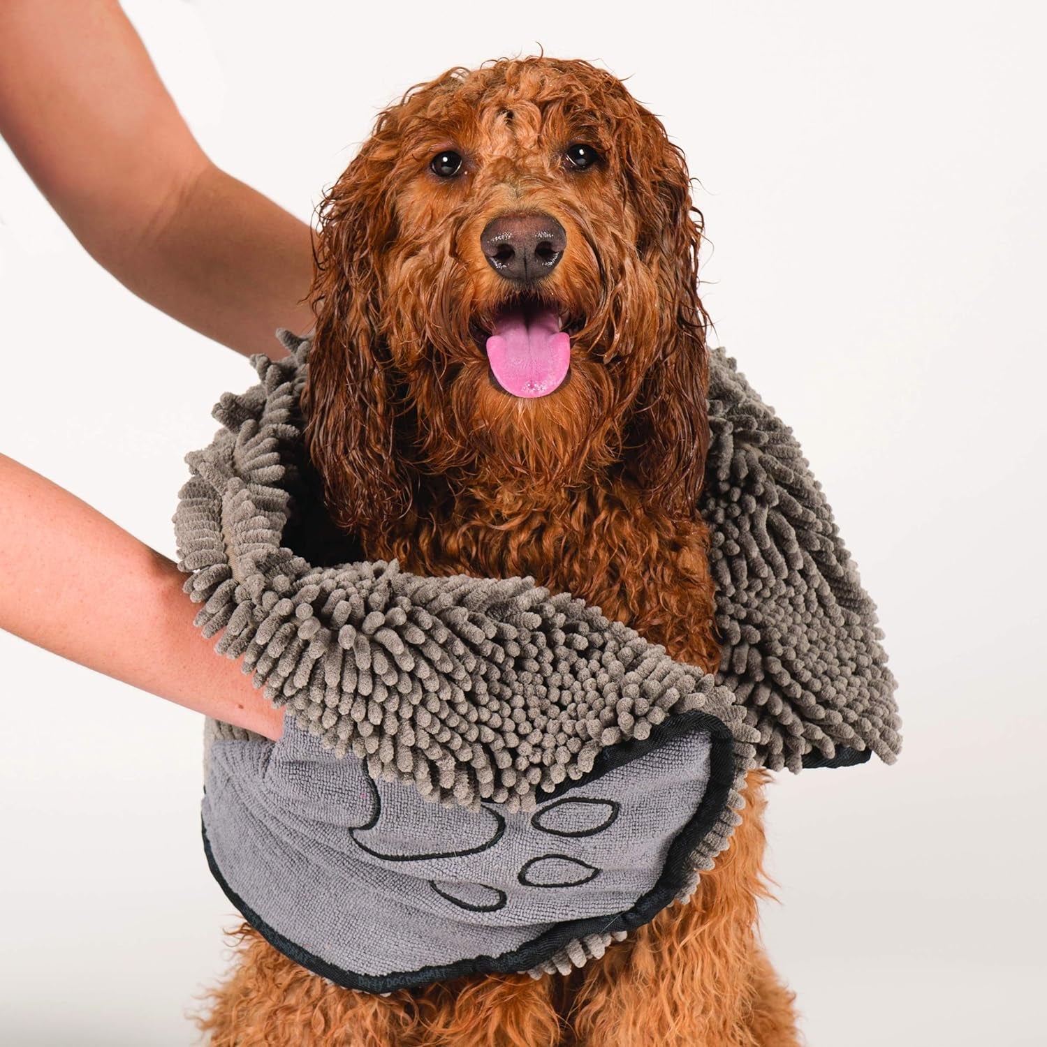 Professional title: 
"Dog Gone Smart Shammy Dog Towels - Heavy Duty Soft Microfiber Bath Towel - Super Absorbent, Quick Drying, & Machine Washable - Grey 13X31"