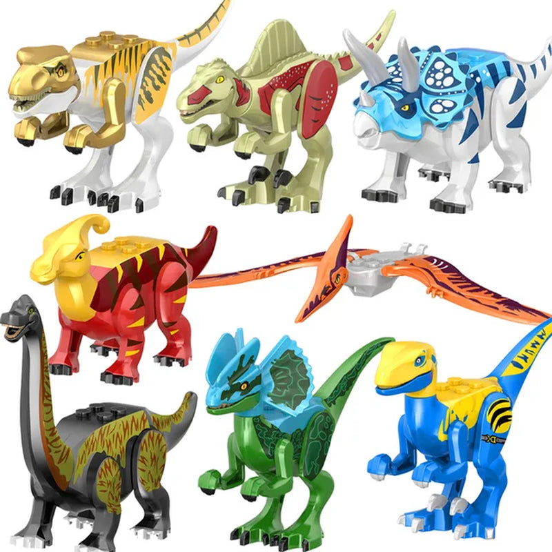 Jurassic World 2 Building Blocks Dinosaurs Figures Bricks Tyrannosaurus Indominus I-Rex Assemble Kids Toys Christmas