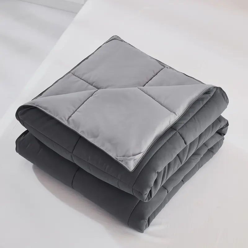 HIG 3PC down Alternative Comforter Set - All Season Reversible Comforter with Two Shams - Quilted Duvet Insert with Corner Tabs - Box Stitched - Breathable, Soft, Fluffy Polyester Breathable